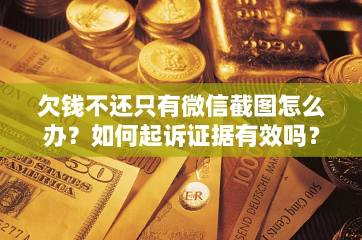武汉欠钱不还只有微信截图怎么办？如何起诉证据有效吗？