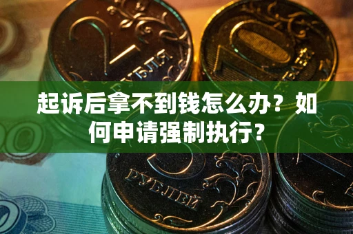 武汉起诉后拿不到钱怎么办？如何申请强制执行？