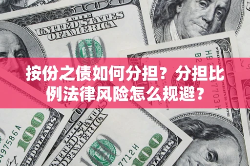武汉按份之债如何分担？分担比例法律风险怎么规避？