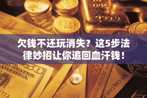 武汉欠钱不还玩消失？这5步法律妙招让你追回血汗钱！