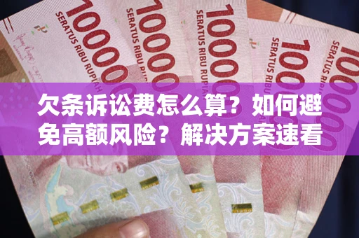 武汉欠条诉讼费怎么算？如何避免高额风险？解决方案速看！