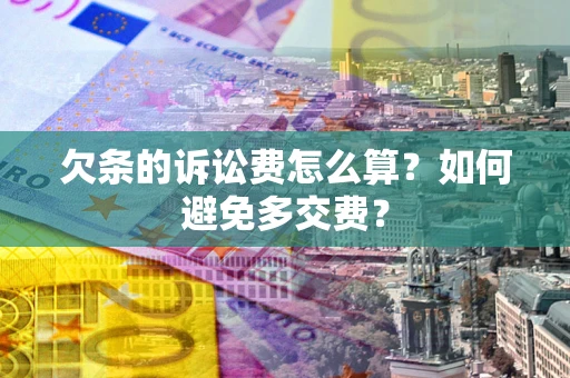 武汉欠条的诉讼费怎么算？如何避免多交费？