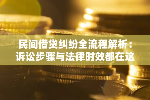 武汉民间借贷纠纷全流程解析：诉讼步骤与法律时效都在这儿了