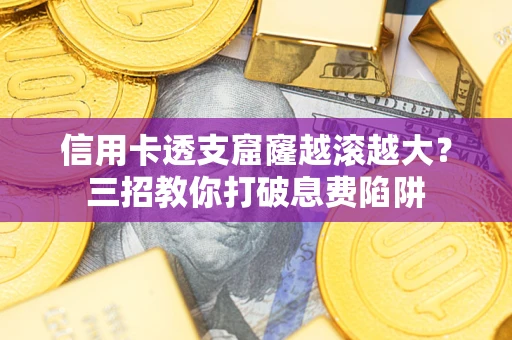 武汉信用卡透支窟窿越滚越大？三招教你打破息费陷阱