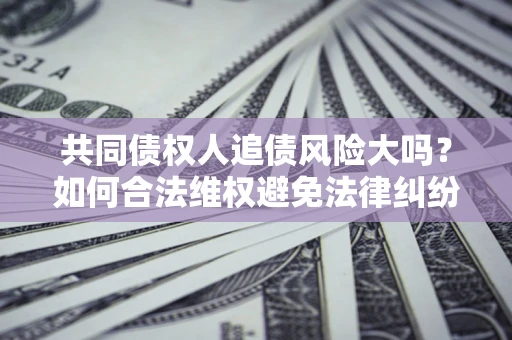 武汉共同债权人追债风险大吗？如何合法维权避免法律纠纷？