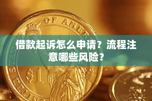 武汉借款起诉怎么申请？流程注意哪些风险？