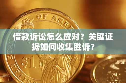 武汉借款诉讼怎么应对？关键证据如何收集胜诉？
